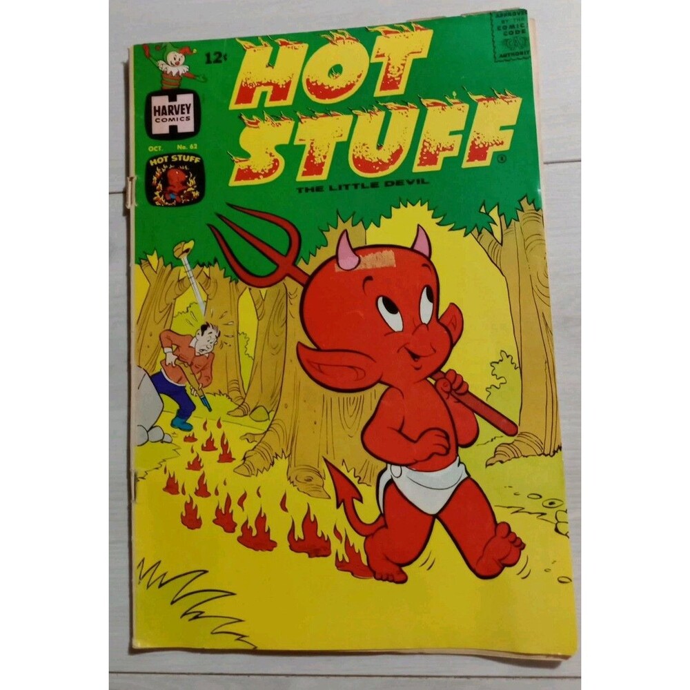 Harvey Comics Hot Stuff: The Little Devil #62 1964 Comic Book Vintage
